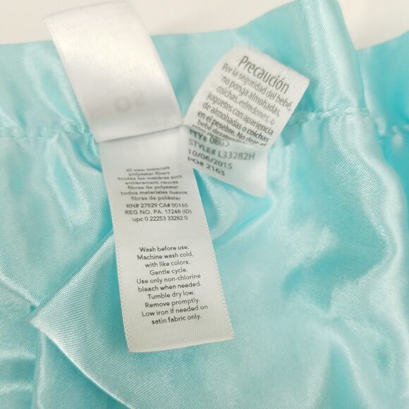 Carters Lovey Aqua Pink Mouse Plush Satin Trim Stuffed Security Blanket Lovie - Picture 5 of 7